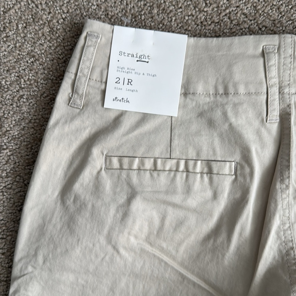 P13 NWT a new day High Rise‎ Straight Ankle Chino Pant - Size: 2 - Picture 10 of 10